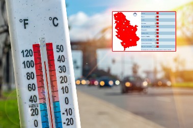 RHMZ IZDAO UPOZORENJE ZA BEOGRAD I SRBIJU Topiće se asfalt, temperatura dostiže 40 stepeni - meteoalarm proglašen u celoj zemlji!