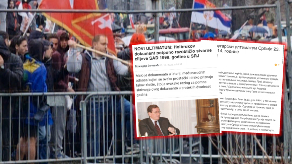 ULTIMATUMI KOJI SU RUŠILI SRBIJU Blokaderi ih danas ih ponovo nameću, ali iz centra Beograda!