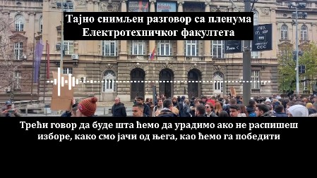 7 MESECI SMO "SAPUNJALI MAČORA" Očajnički potezi blokadera su razotkriveni: Mi smo ti koji organizuju nasilje!