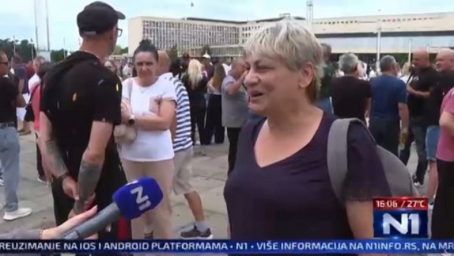 "A VI NE ZNATE O KAKVOM JE SKUPU REČ, VI LAŽOVI, AJ OD..." Građanka raskrinkala N1 (VIDEO)