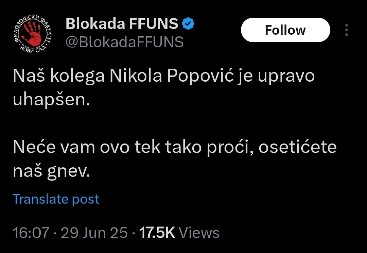 "NACI TERORISTI" PRETE SRBIJI: Blokaderi huškaju na nasilje i otvoreno najavljuju krvoproliće!