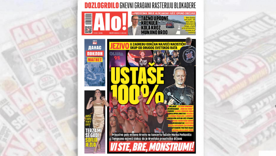 JEZIVO U Zagrebu održan najveći fašistički skup od Drugog svetskog rata! VI STE, BRE, MONSTRUMI!