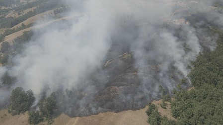 Ugašeni požari u šest sela opštine Mionica, u toku suzbijanje vatre u Planinici