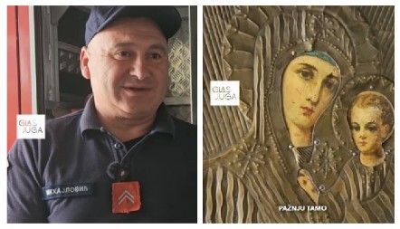 ČUDO U NIŠU! BOŽJI ZNAK USRED PLAMENA? Ikona ostala cela u paklu vatre – vatrogasci u šoku! (VIDEO)