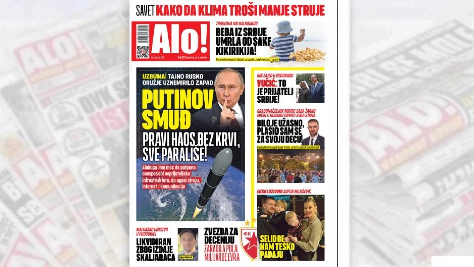 PUTINOV SMUĐ! UZBUNA! Tajno rusko oružje uznemirilo Zapad