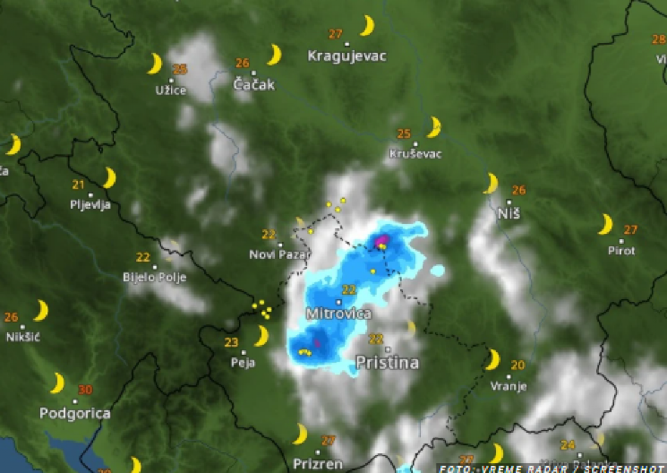 PLJUSNULO I GRMELO U OVOM DELU SRBIJE, NEVREME SE SAD PREMEŠTA Radarski snimci pokazuju gde, SUTRA NOVA OPASNOST