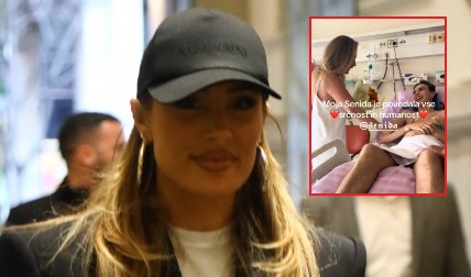 DIRLJIVI TRENUCI U BOLNICI! Senida posetila fana, snimak tera suze na oči (VIDEO)