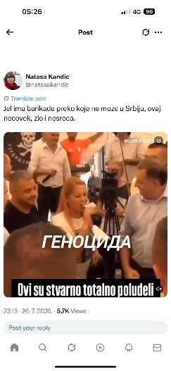 SRBI IZ REPUBLIKE SRPSKE SU ZLO I DOVLAČE NESREĆU! Kandić poziva da se podignu barikade protiv Dodika (FOTO)