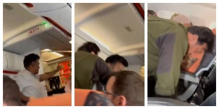 "MAJKU TI J***M, DA TI J***M!" Isplivao novi snimak haosa u avionu, Srbin savladao putnika koji je pretio BOMBOM (VIDEO)
