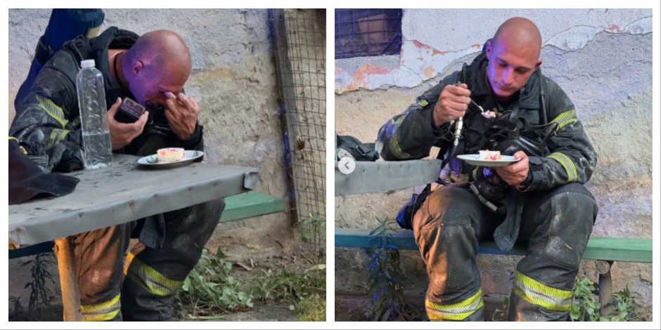 EMOTIVNE FOTOGRAFIJE NAKON POŽARA I PUCNJAVE U NOVOM SADU Lice tihog heroja govori više od reči (FOTO)