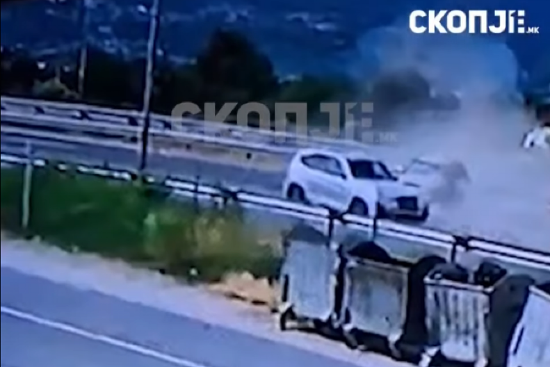 STRAVIČNA NESREĆA KOD TETOVA! Vozač naglo skrenuo, sudario se sa autobusom: Ima mrtvih! (VIDEO)