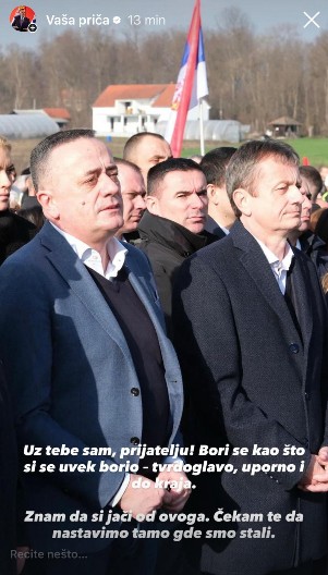 "UZ TEBE SAM, PRIJATELJU! BORI SE KAO ŠTO SI SE UVEK BORIO..." Antić poslao snažnu podršku Glišiću (FOTO)