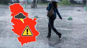 RHMZ IZDAO HITNO UPOZORENJE! U naredna dva sata JAK PLJUSAK SA GRADOM u ovom delu zemlje