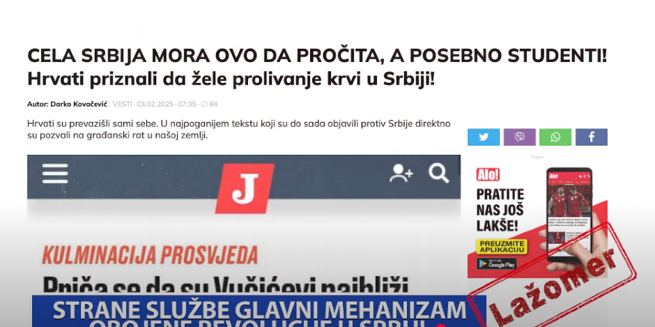STRANE SLUŽBE GLAVNI MEHANIZAM OBOJENE REVOLUCIJE U SRBIJI (VIDEO)