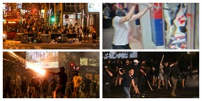 KRVAVI JURIŠ BLOKADERA SILEDŽIJA NA SVOJ NAROD! Brutalno tuku policiju, žele od Srbije da stvore bojno polje! (FOTO)