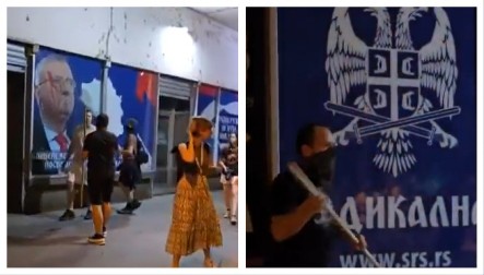 ŠEŠELJ NA UDARU Blokaderi teroristi krvnički napali SRS prostorije, lome bez milosti! (VIDEO)