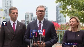 VJOSA SE PROŠVERCOVALA U ZGRADU UN! Vučić: Tu je kao turista, onda je izbace, i tako će i ostati!