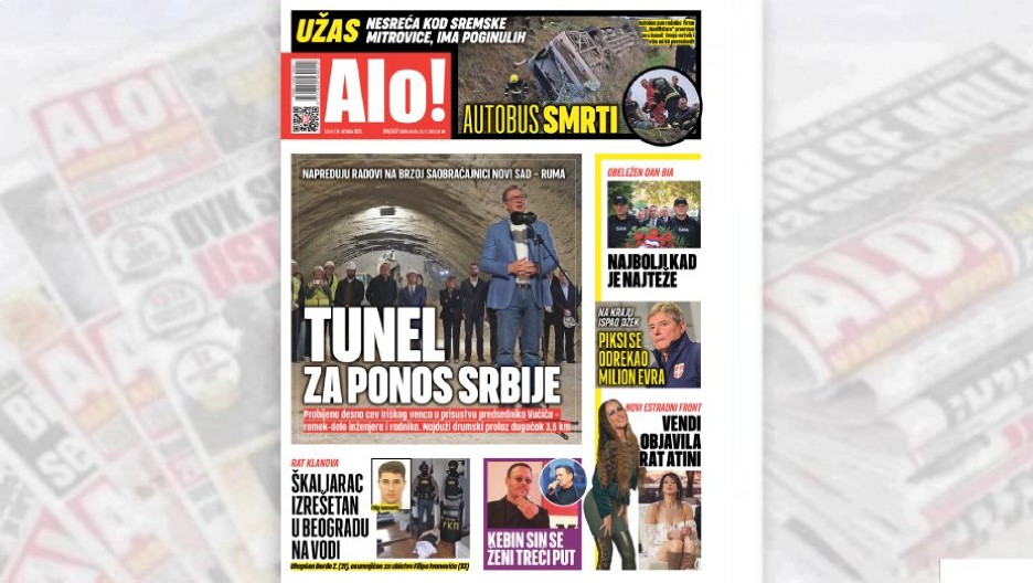 TUNEL ZA PONOS SRBIJE! BRAVO! Napreduju radovi na brzoj saobraćajnici Novi Sad - Ruma