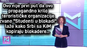 PROPAGANDNI MEDIJ TERORISTA KAŽE DA VUČIĆ KOPIRA BLOKADERE, A ZAPRAVO BLOKADERI KOPIRAJU AKCIJE NJEGOVIH PRISTALICA IZ 2019. GODINE!