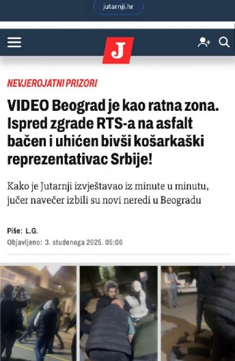 PO SVAKU CENU IZAZVATI GRAĐANSKI RAT U SRBIJI Hrvatski mediji na zadatku njihovih službi!