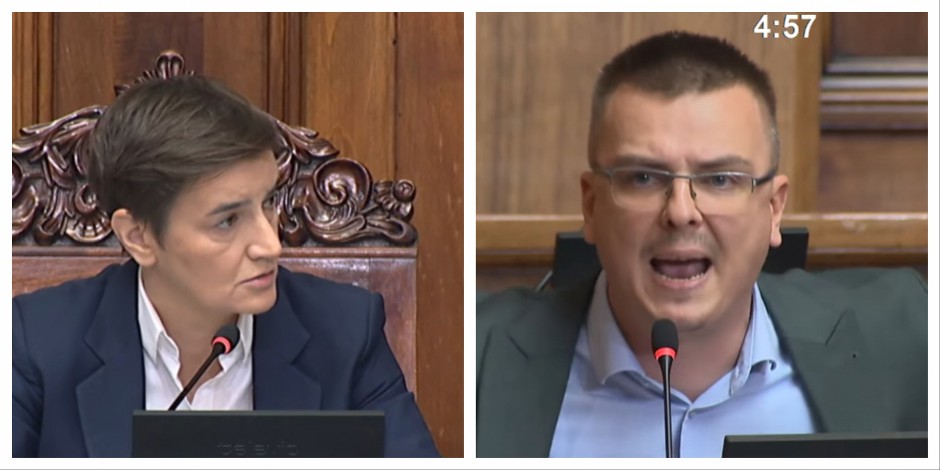 LETELO PERJE U SKUPŠTINI Brnabić odbrusila Ponošu: Nije vas briga za preporuke ODIHR-a