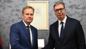 "ZAHVALAN SAM PREDSTAVNICIMA EU" Vučić sa Sorensenom: Srbija ostaje pouzdan i konstruktivan partner