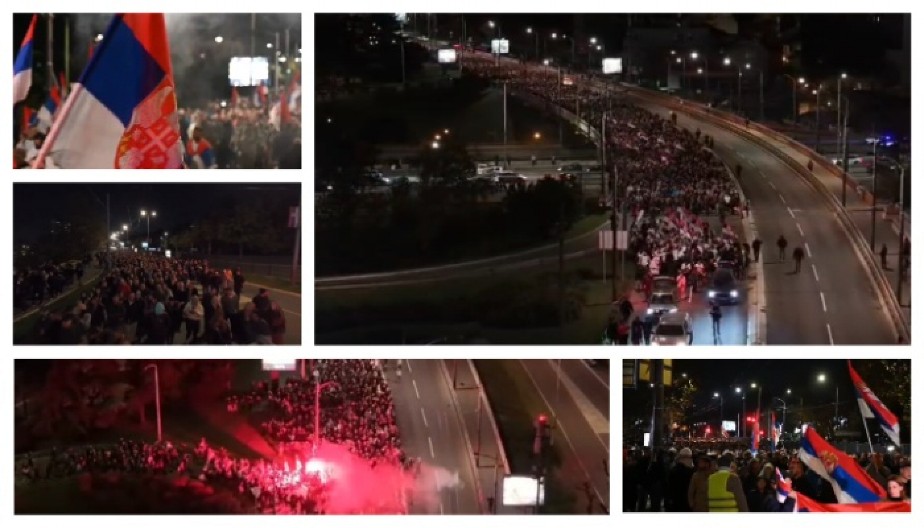 HEROJI U BEOGRADU! 50.000 ljudi  ih dočekalo uz pesmu i zastave! Suze, aplauzi i ponos (VIDEO)