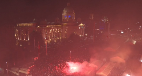 PRIZOR SVE GOVORI Veličanstveni snimci sa dočeka Srba sa KiM