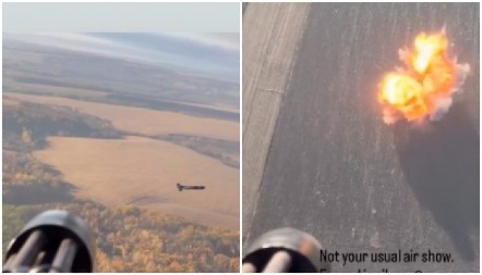 6.000 METAKA U MINUTI PO RUSKOM DRONU Neverovatan snimak sa ratišta, pogledajte dejstvo teškog mitraljeza sa boka helikoptera (VIDEO)