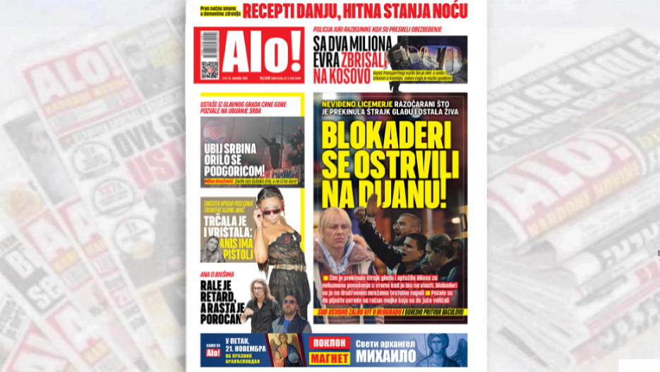 BLOKADERI SE OSTRVILI NA DIJANU! Razočarani što je prekinula štrajk glađu i ostala živa