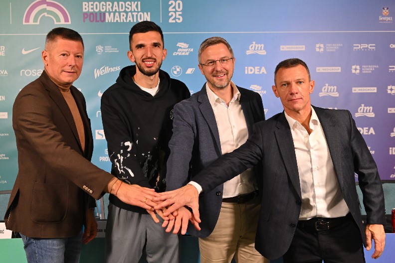 BEOGRAD JE PONOVO CENTAR TRKAČKOG SVETA Sve je spremno za šesti polumaraton: Habuš, Bibć i Branković najavili spektakl