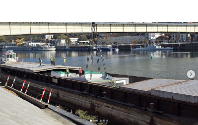 PRVI DELOVI ZA NOVI MOST PREKO SAVE STIGLI U BEOGRAD Mali: Uskoro ćemo svi moći da vidimo obrise ovog novog simbola grada (FOTO)