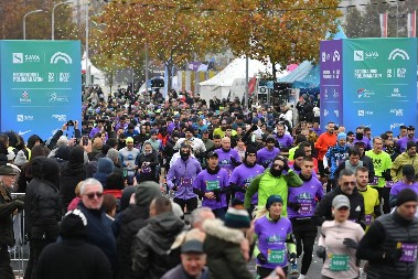 BEOGRADSKI POLUMARATON Ni zima im ne može ništa (FOTO)