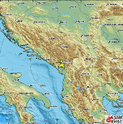 ZALJULJALA SE CRNA GORA! Zemljotres jutros registrovan kod Podgorice