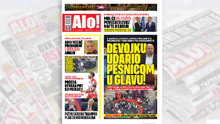 DEVOJKU UDARIO PESNICOM U GLAVU! U nasilju opozicije ispred Parlamenta prednjačio funkcioner PSG Radovanović