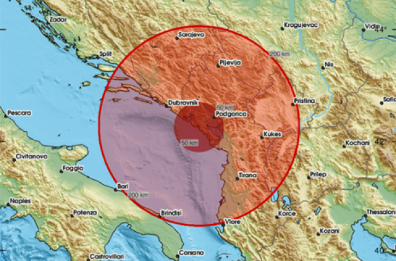 ZEMLJOTRES POGODIO CRNU GORU