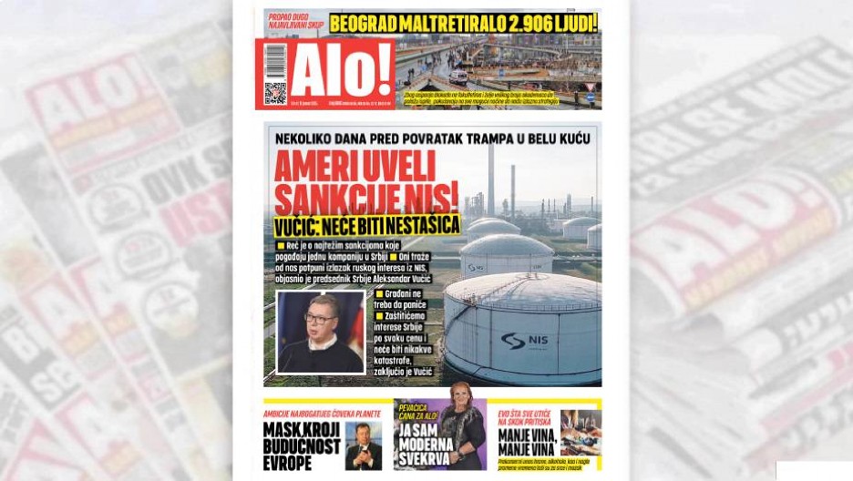 AMERI UVELI SANKCIJE NIS-u! Vučić: Neće biti nestašica