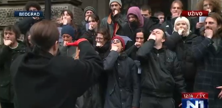 VANDALSKI ČIN KOJI JASNO POKAZUJE IDEOLOGIJU ORGANIZATORA BLOKADA Za njih Kosovo i Metohija nisu Srbija