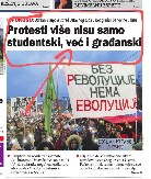 OPOZICIONI MEDIJI PRIZNALI "Protesti više nisu studentski..."