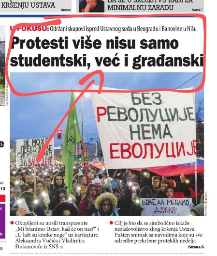 OPOZICIONI MEDIJI PRIZNALI "Protesti više nisu studentski..."