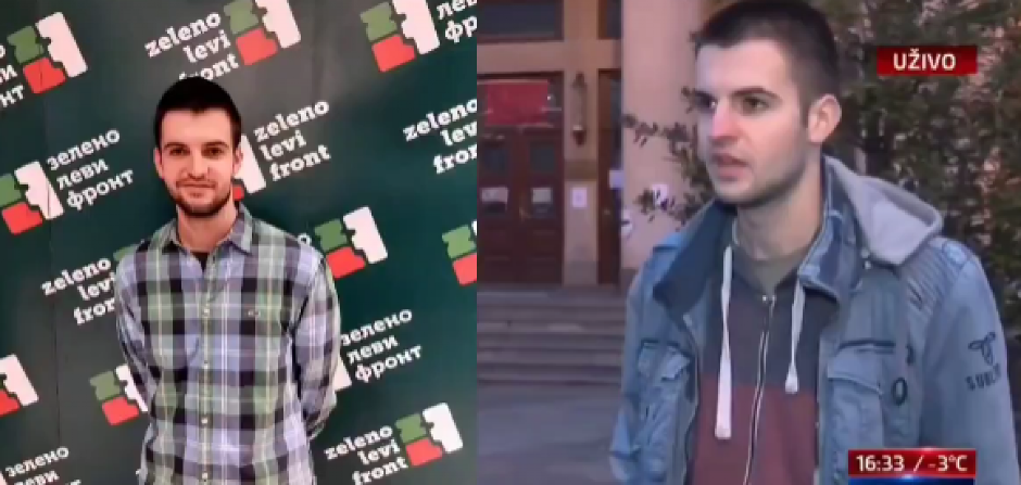 KAKVA PREVARA! Funkcioner opozicioner stranke predvodi "studente"! (VIDEO)