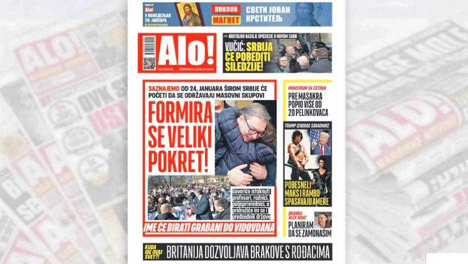 FORMIRA SE VELIKI POKRET! Od 24. januara širom Srbije će početi da se održavaju masovni skupovi