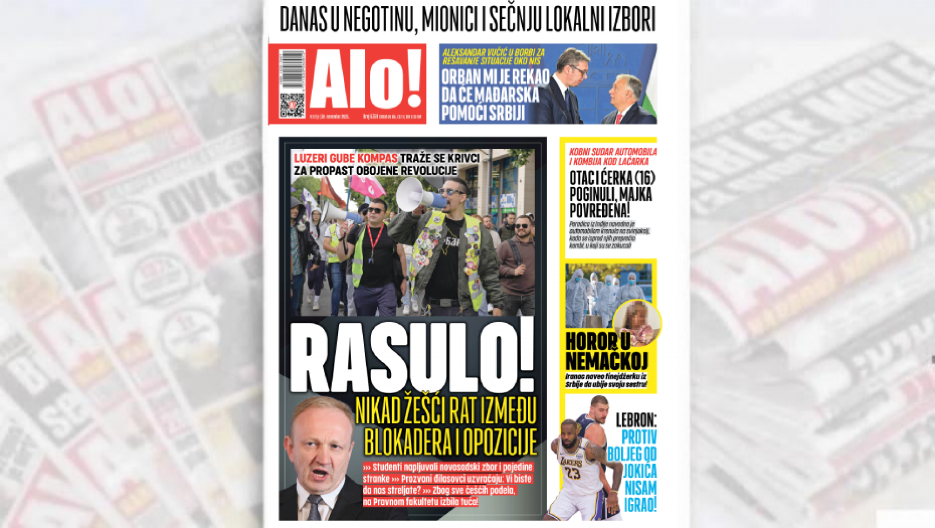 RASULO! Luzeri gube kompas, traže se krivci za propast obojene revolucije