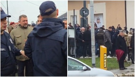 BLOKADERI PRAVE HAOS U MIONICI Urlaju i provociraju, policija na licu mesta! (VIDEO)