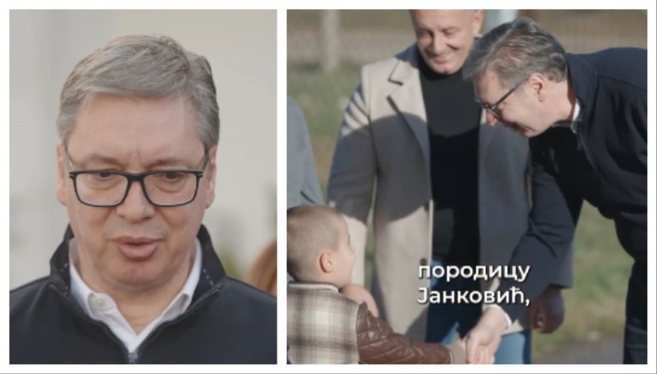 OGLASIO SE VUČIĆ NAKON POSETE PORODICI JANKOVIĆ U MIONICI Objavio snimak: "Mnogo sam srećan..." (VIDEO)