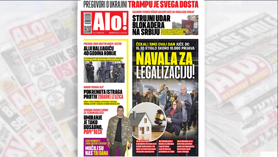 ČEKALI SMO OVAJ DAN Navala za legalizaciju!