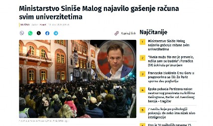 PONOVO UHVAĆENI U LAŽI! Nova S pokušala da prevari građane, objavili da Ministarstvo gasi račune fakultetima, a evo šta je prava istina!