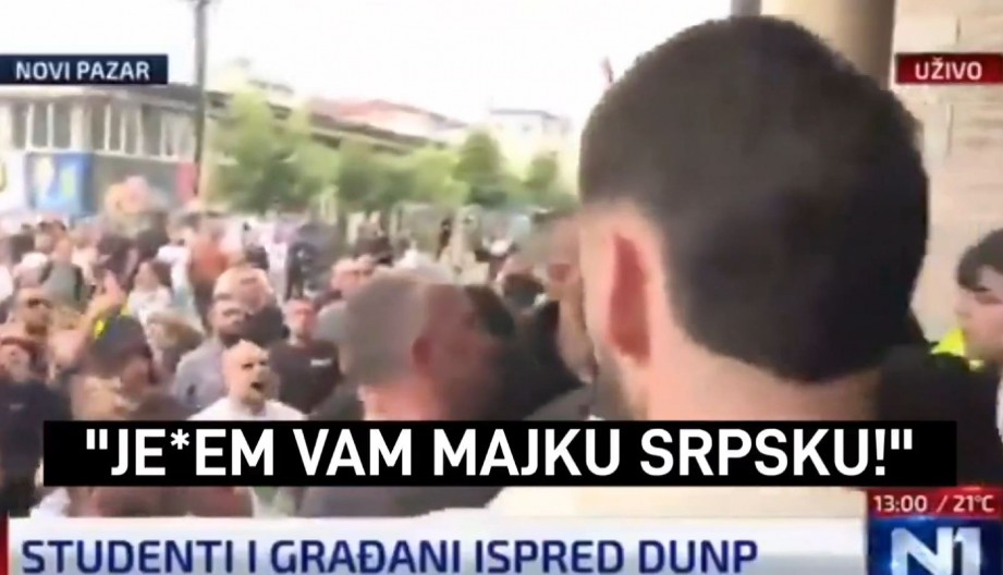 JEL OVI MISLE DA SMO SVI KRASTAVCI?! Blokader nas ubeđuje da su "studenti iz Pazara zapalili iskru ljubavi u Srbiji", a psovali majku srpsku i Isusa!