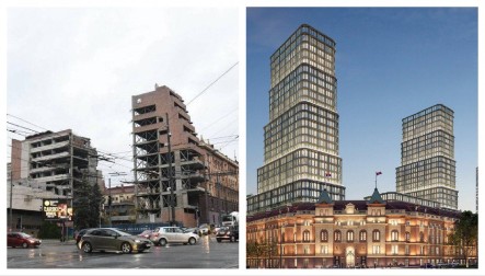 PRVA SLIKA JE VIZIJA BLOKADERA, A DRUGA VUČIĆEVA VIZIJA SRBIJE Umesto investicija i razvoja, ostaje SRUŠEN GENERALŠTAB