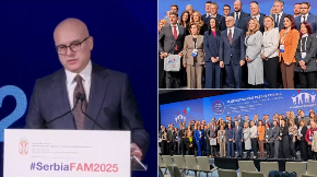 SRPSKA PORODICA JE SAČUVALA VERU I NACIJU Savetnik predsednika za regionalna pitanja Vučević zatvorio konferenciju o demografskim izazovima